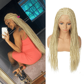 Curly Wig Dread Lace Front